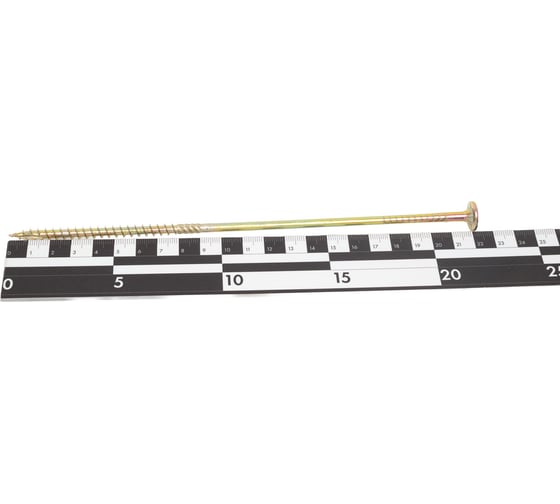 Саморез 23 Болта 6x220 мм, по дереву, с прессшайбой, Тorx, ЖЦ, 5 шт. спд6220