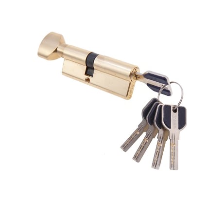 Цилиндровый механизм DAMX перфо.ключ-вертушка CW35/45mm PB 00000003393