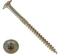 Саморез 23 Болта 8x180 мм, по дереву, с прессшайбой, Тorx, ЖЦ, 5 шт. 08180Wh