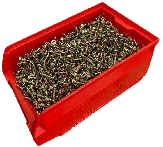 Оконный саморез 23 Болта под сверло, 3.9x16 мм, ЖЦ, в контейнере, 2000 шт. B0710390166310Фф2000 1