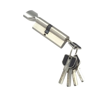 Цилиндровый механизм DAMX перфо.ключ-вертушка CW80mm SN Матовый никель 00000002009