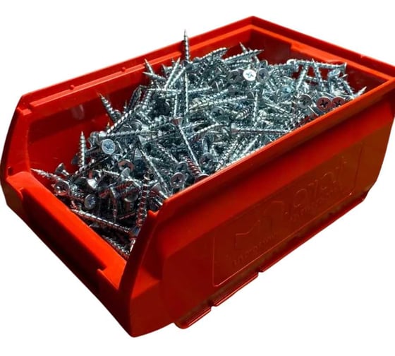 Оконный саморез 23 Болта 4.1x25 мм, острый, БЦ, в контейнере, 1000 шт. B07204102533G00 1