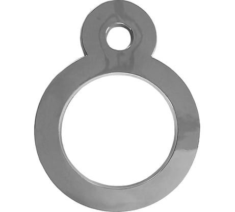 Номер дверной самоклеящийся Trodos цифра "8", модерн, хром 209032