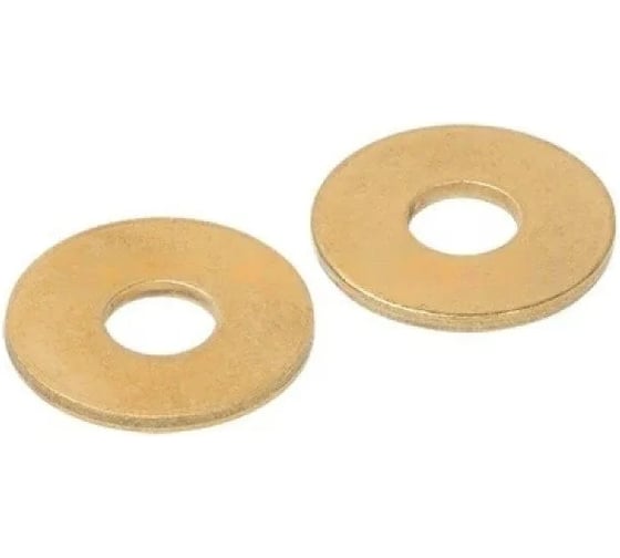 Шайба плоская увеличенная DINFIX DIN 9021, латунь, M6, 5 шт. 00-0005029