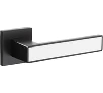 Дверная ручка ADDEN BAU фалевая, на квадратной накладке SPACER S-524 BLACK матовый черный 940002024093