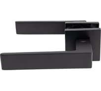 Дверная ручка ADDEN BAU фалевая, на квадратной накладке GRANE Q560 BLACK матовый черный 940002024096