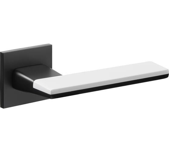 Дверная ручка ADDEN BAU фалевая, на квадратной накладке M-WAY Q519 BLACK матовый черный 940002024099 1