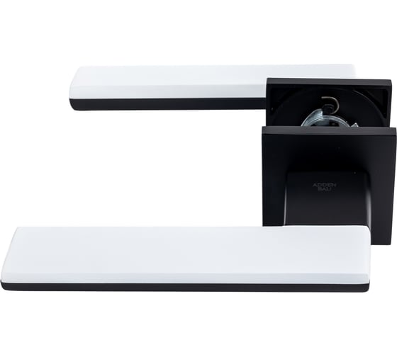Дверная ручка ADDEN BAU фалевая, на квадратной накладке M-WAY Q519 BLACK матовый черный 940002024099