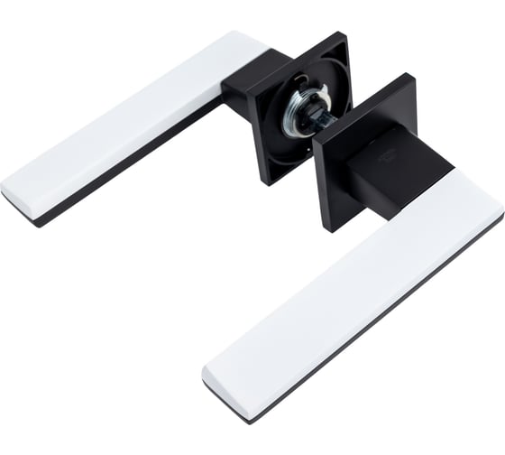 Дверная ручка ADDEN BAU фалевая, на квадратной накладке M-WAY Q519 BLACK матовый черный 940002024099
