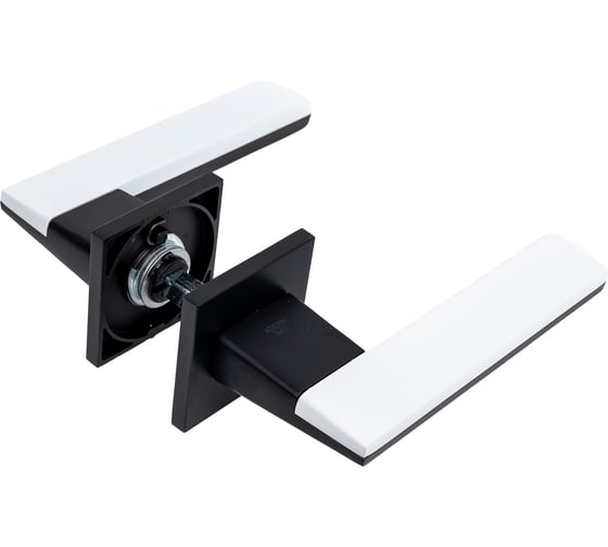 Дверная ручка ADDEN BAU фалевая, на квадратной накладке M-WAY Q519 BLACK матовый черный 940002024099