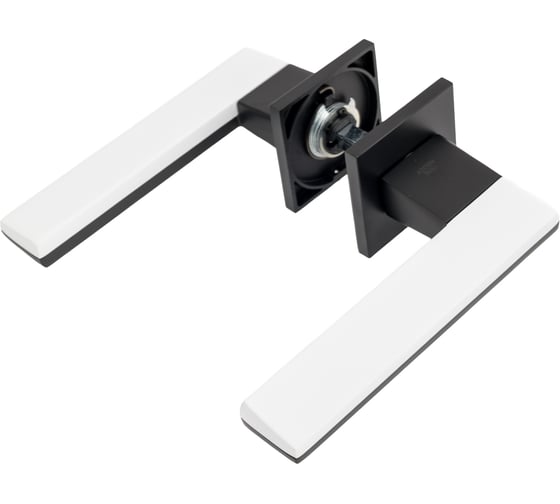 Дверная ручка ADDEN BAU фалевая, на квадратной накладке M-WAY Q519 BLACK матовый черный 940002024099