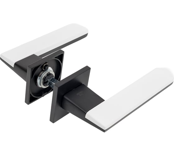 Дверная ручка ADDEN BAU фалевая, на квадратной накладке M-WAY Q519 BLACK матовый черный 940002024099