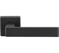 Ручка дверная фалевая на квадратной накладке ARCHIE S040 130BL матовый черный 940002024030