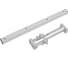Скрытый доводчик Kin Long 850~1100 мм, с фиксацией, 65 кг EN3 YB305 1