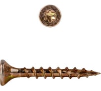 Саморезы КРЕП-КОМП Конструкционные, потайной Torx, желтый цинк 3.5x20 мм без обратной резьбы, 1000 шт. сдт3520пр