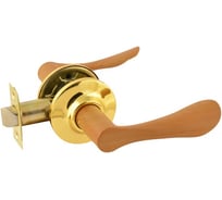 Ручка-защелка НОРА-М св.дерево/золото ЗВ3-05 5136