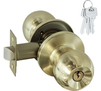 Ручка-защелка НОРА-М NEW мат.золото ЗШ-01 ключ/фикс. 15682