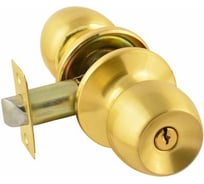 Ручка-защелка НОРА-М NEW мат.золото ЗР1-01 ключ/фикс. 15578