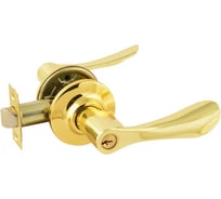 Ручка-защелка НОРА-М NEW золото ЗВ3-01 ключ/фикс. 15660