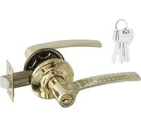 Ручка-защелка НОРА-М золото ТТ15-01 ключ/фикс. 14966