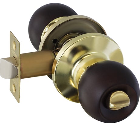 Ручка-защелка НОРА-М NEW тем.дерево ЗШ-03 фикс. 15695