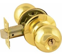 Ручка-защелка НОРА-М NEW золото ЗШ-01 ключ/фикс. 15681