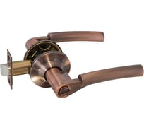 Ручка-защелка НОРА-М стар.медь АА-03 фикс. 5691