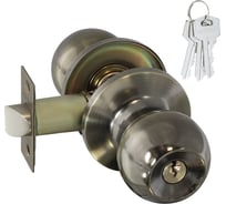 Ручка-защелка НОРА-М NEW стар.бронза ЗШ-01 ключ/фикс. 15685