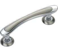 Ручка скоба МСМ B418 SN/CP матовый никель/хром 00000001527