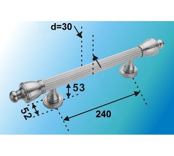 Ручка скоба МСМ B721 MAB 00000001140