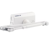 Дверной доводчик НОРА-М Isparus 410 (от 15 до 60 кг) - белый 17196