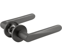 Дверная ручка НОРА-М Slim 136А графит 19870