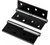 Петля стальная Ренц 100x75x2.5, правая, б/колп., черный INR 100 FH B (2шт)