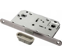 Защелка сантехническая Ренц магнитная, с пластиковой ответной планкой, черный никель INLBM 5096 PL BN