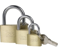 Набор навесных замков KWB 25, 30, 40 мм 955090