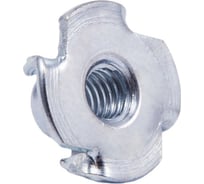 Гайка усовая (носковая) AKS М6х10, белый цинк, 1000 шт. 83730