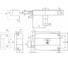 Накладной замок KALE KILIT 157B-BS50-BL-STB 157B0000051 28758 2