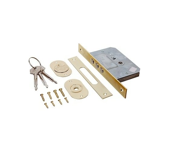 Врезной замок KALE KILIT 189/3MF-BS45-BP-3KEY-SP, Ros-STB 189F0000012 26089 1