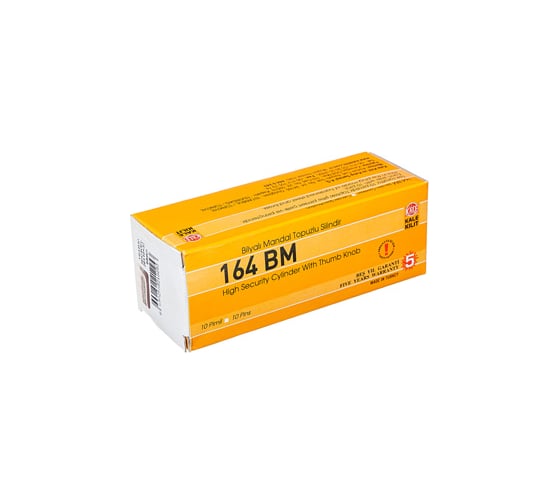 Цилиндровый механизм KALE KILIT 164BM-7230+10+32C-C-BP-5KEY-STB 164BM000020 25753
