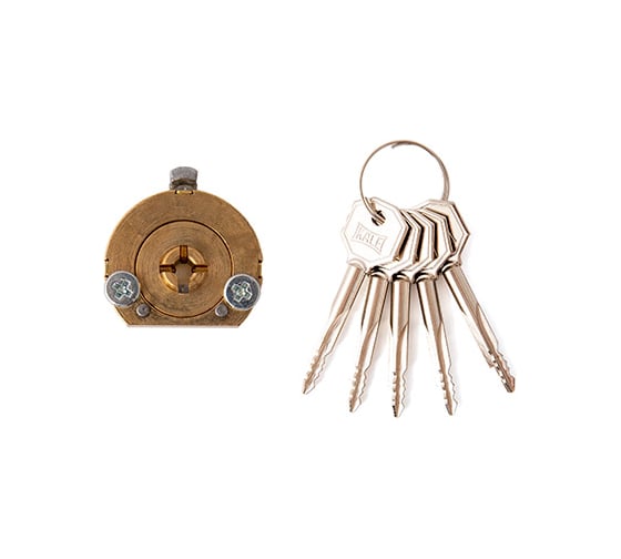 Цилиндровый механизм KALE KILIT 164F-BP-5KEY-STB 164F0000004 28198