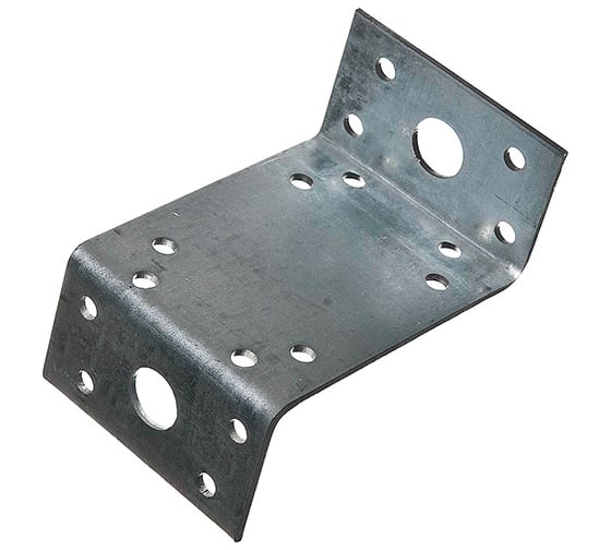Крепёжный уголок Z-образный КРЕП-КОМП KUZ-55x105x90x2 мм, 20 шт. куз105-20