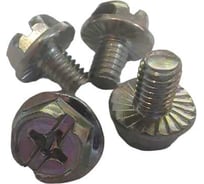 Болт шестигранный с фланцем ТРИЗАМ М6x8 мм, оцинкованная сталь, 25 шт. TRZ0550