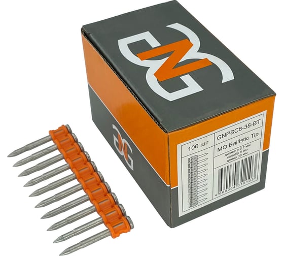Гвоздь GNG GNPSC8-38-BT упаковка 100 шт. GNPSC838BT 1