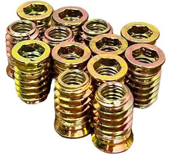 Втулка футорка 23 БОЛТА М6x10x20 с потайным фланцем ЖЦ, 10 шт. 2000000568768