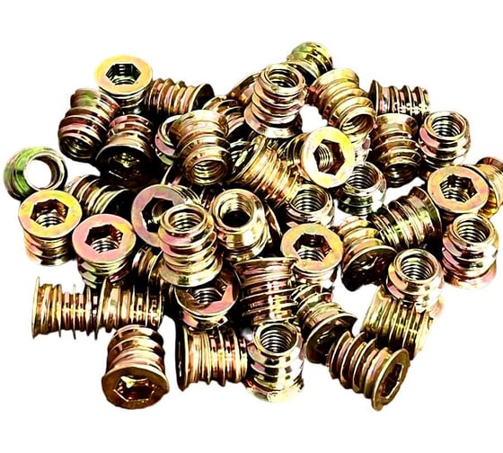 Втулка футорка 23 БОЛТА М8x12,5x15 с потайным фланцем ЖЦ, 50 шт. 2000000339092ф50 1