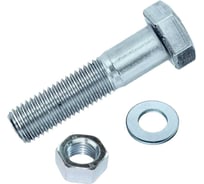 Болт 23 БОЛТА 20x60 мм с гайкой и шайбой ОЦ DIN 931 к.п.8.8 (5 шт) 11350