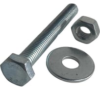 Болт 23 БОЛТА 8x65 мм с гайкой и увелич.шайбой ОЦ DIN933 к.п.8.8 10шт 11257