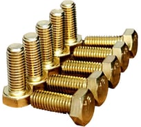 Болт латунный 23 Болта 4x16 DIN933,10 шт ОФ020411