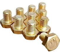 Болт латунный 23 Болта 6x10 DIN933,10 шт 2000000142906