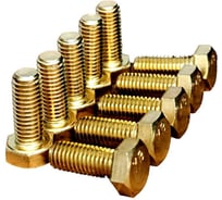 Болт латунный 23 Болта 12x20 DIN933,10 шт ОФ005594
